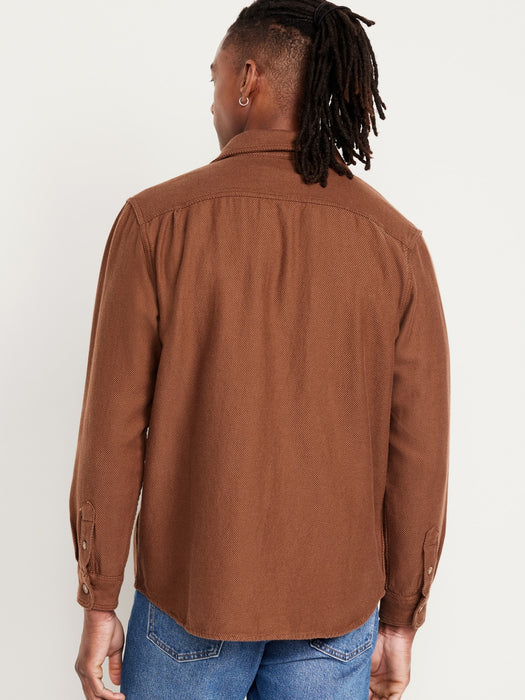 Loose Fit Pocket Shirt