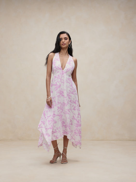 European Linen Maxi Dress