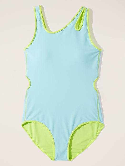 Athleta Girl Cutout One Piece Swimsuit
