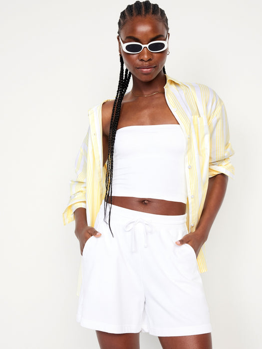 Oversized Button-Down Boyfriend Shirt