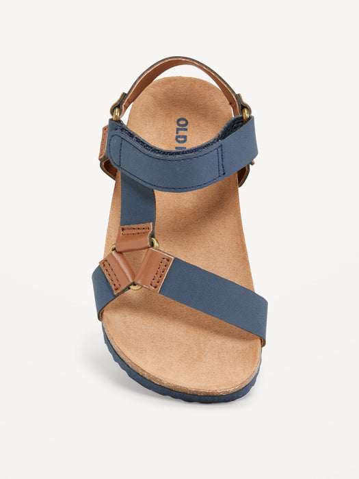 Faux-Leather Strap Sandals for Toddler Boys