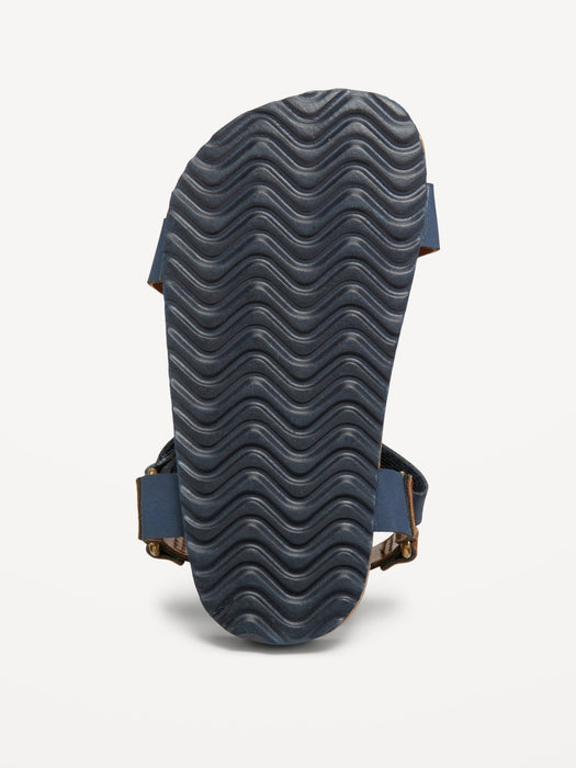 Faux-Leather Strap Sandals for Toddler Boys