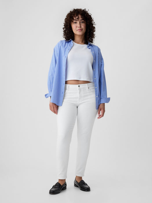 Mid-Rise True Skinny Jeans