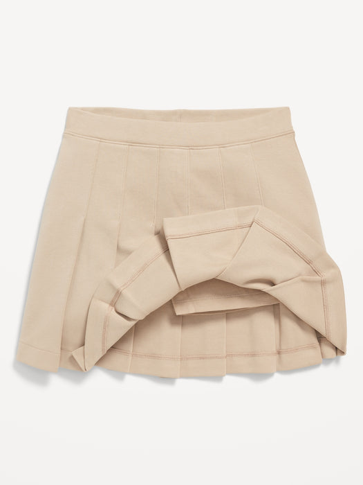 School Uniform Pleated Knit Skort for Girls