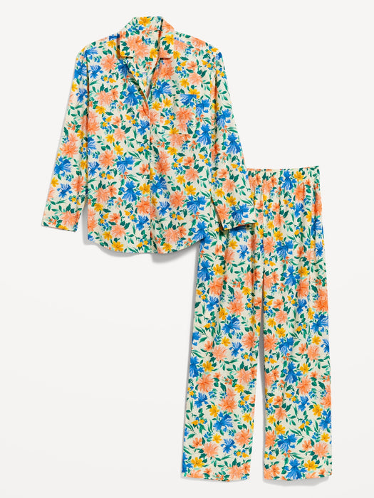 Poplin Pajama Pant Set