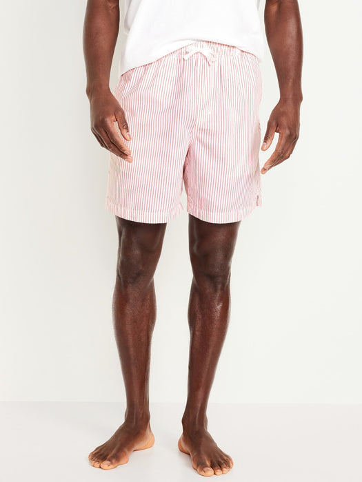 2-Pack Poplin Pajama Shorts -- 7-inch inseam