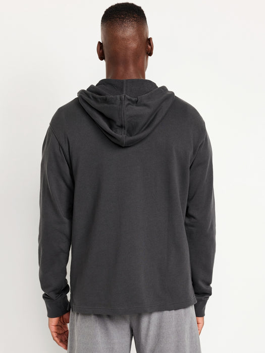 French Terry Henley Hoodie