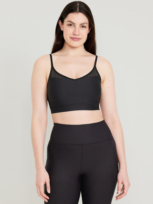 Light Support PowerSoft Mesh-Back Sports Bra