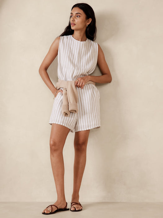 Pinnacles Linen Romper