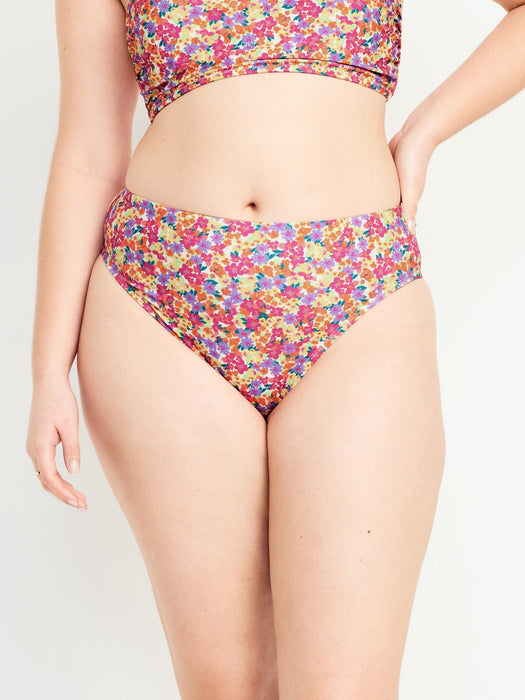 Extra High-Waisted French-Cut Swim Bottoms