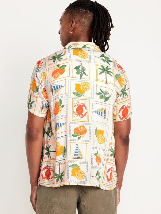 Short-Sleeve Camp Shirt