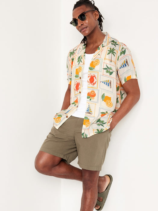 Short-Sleeve Camp Shirt