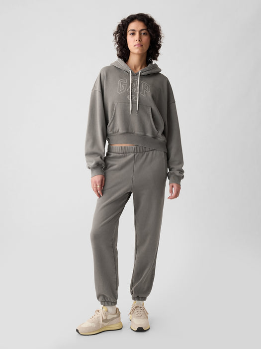 Vintage Soft Cropped Hoodie