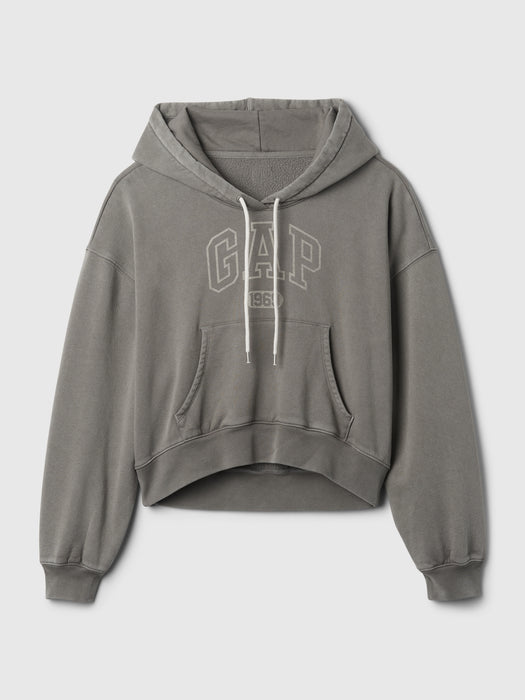 Vintage Soft Cropped Hoodie
