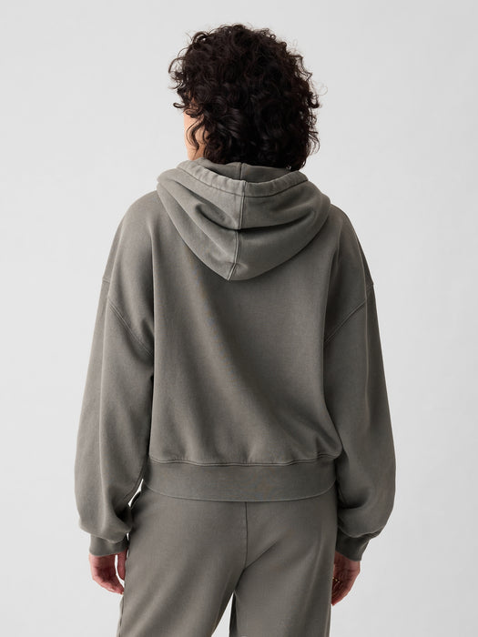 Vintage Soft Cropped Hoodie