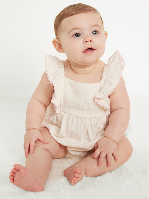 Ruffled One-Piece Romper for Baby
