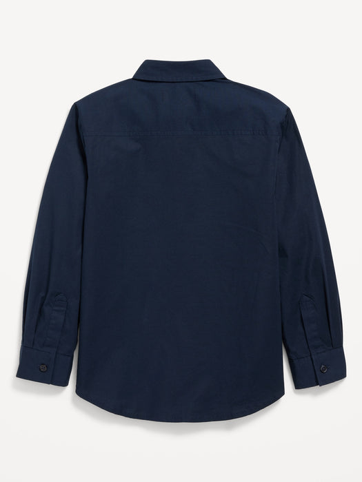 School Uniform Long-Sleeve Shirt for Girls