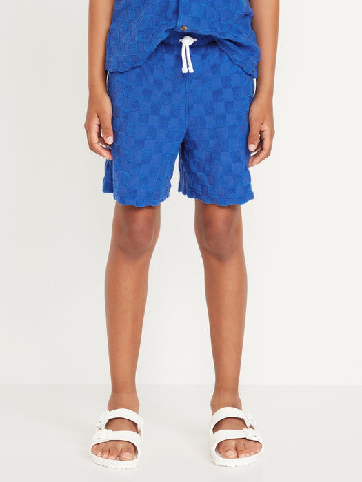Printed Loop-Terry Shorts for Boys