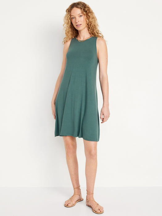 Sleeveless Mini Swing Dress