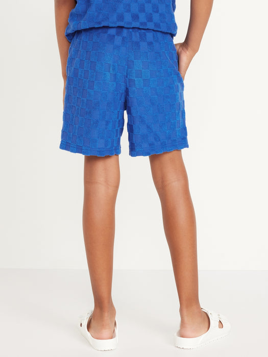 Printed Loop-Terry Shorts for Boys
