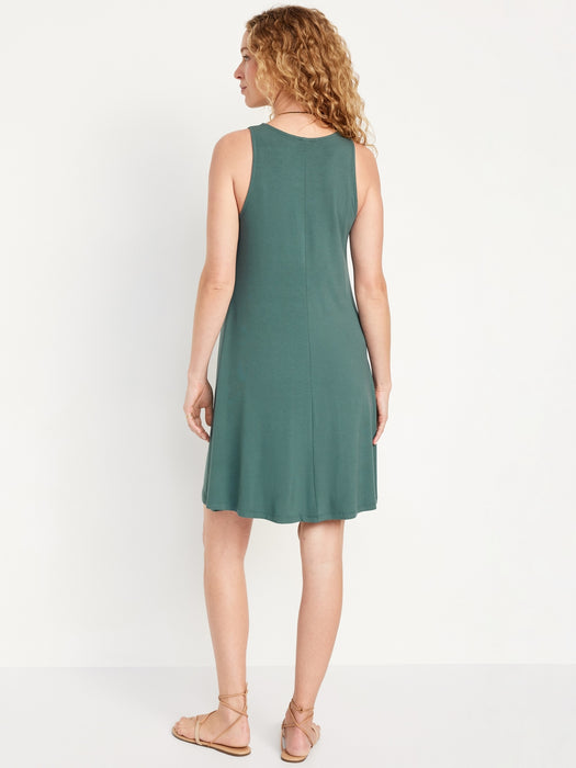 Sleeveless Mini Swing Dress