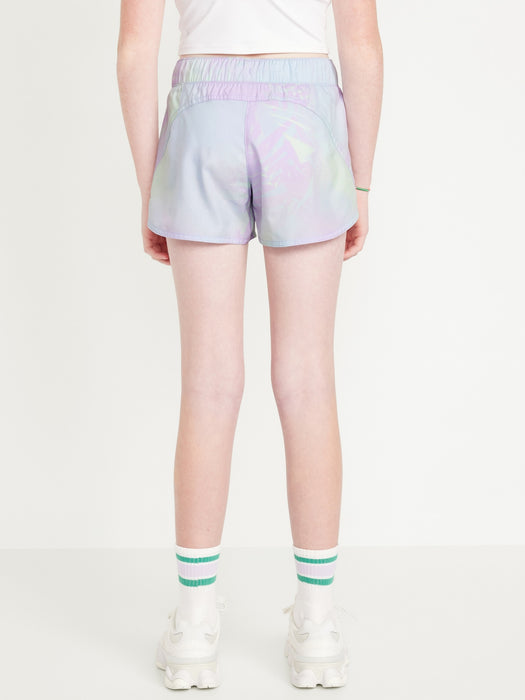 Dolphin-Hem Run Shorts for Girls