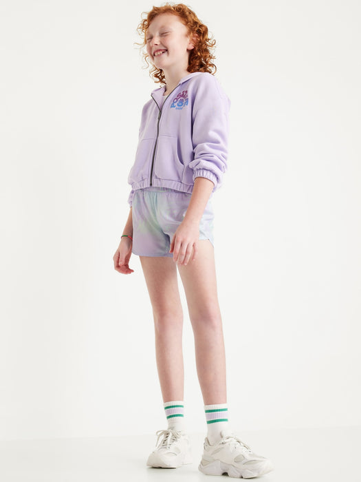 Dolphin-Hem Run Shorts for Girls