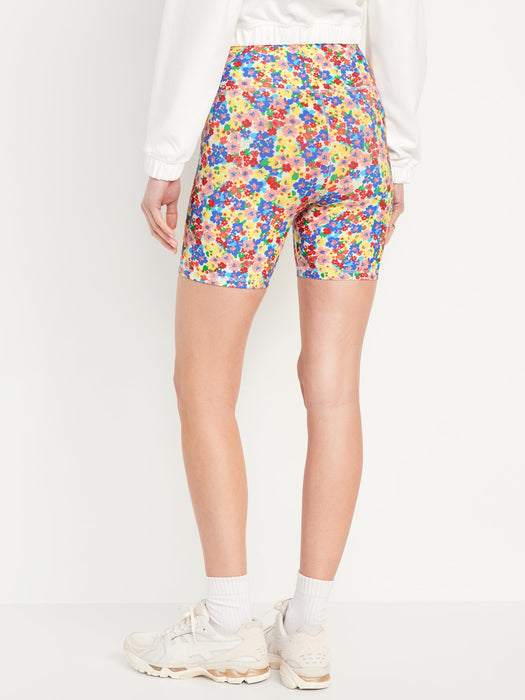 High-Waisted PowerSoft Biker Shorts -- 6-inch inseam