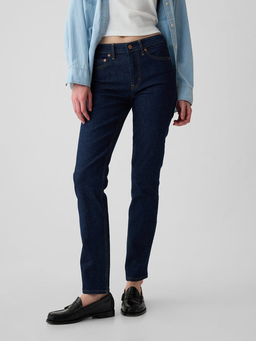 Mid Rise Vintage Slim Jeans