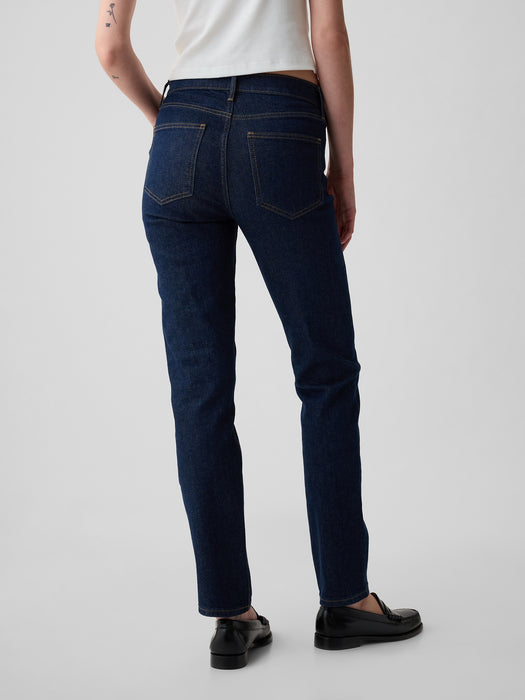 Mid Rise Vintage Slim Jeans