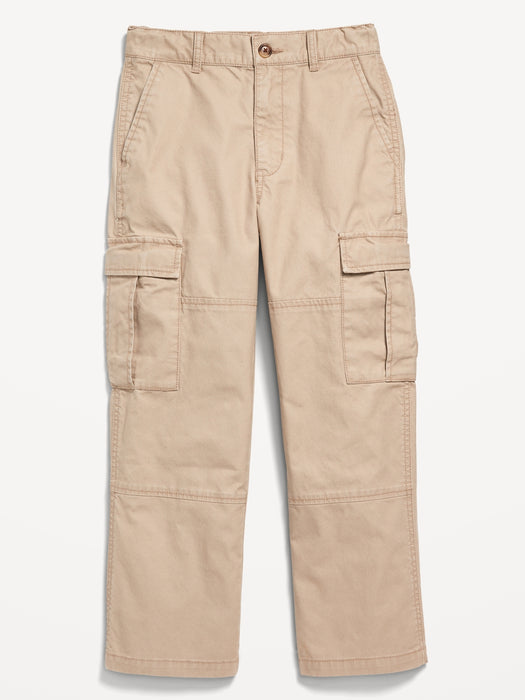 Baggy Non-Stretch Cargo Pants for Boys