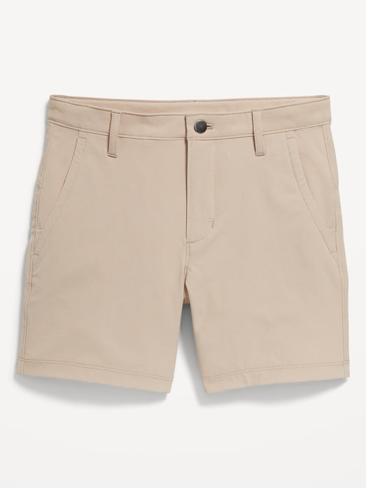 Slim Performance Chino Shorts for Boys (Above Knee)