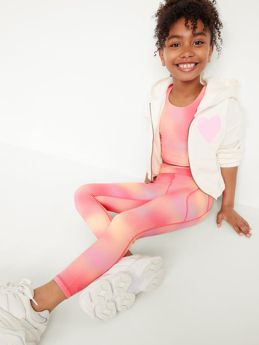 High-Waisted PowerSoft Side-Pocket Leggings for Girls