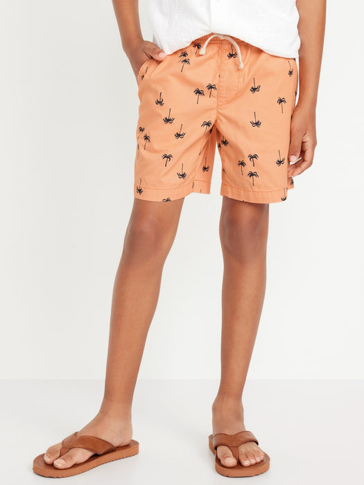 Above Knee Printed Jogger Shorts for Boys