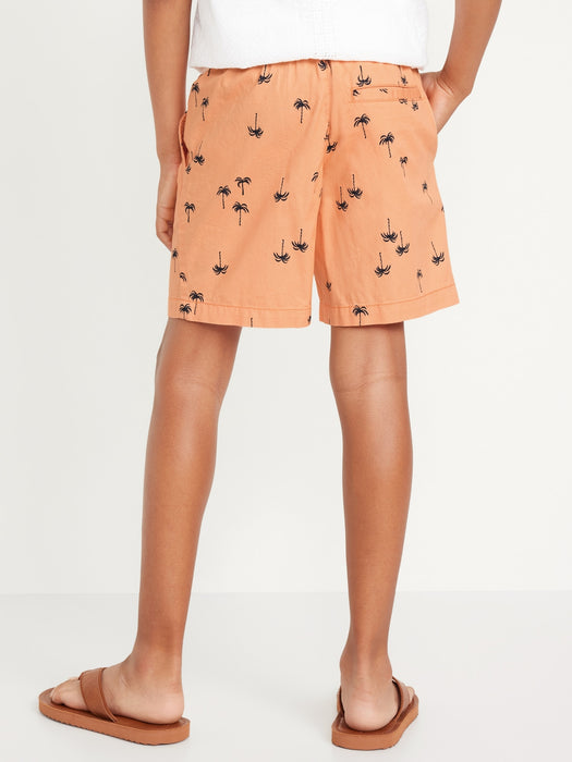 Above Knee Printed Jogger Shorts for Boys