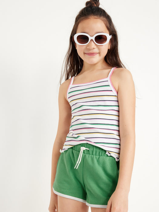 Dolphin-Hem Cheer Shorts for Girls