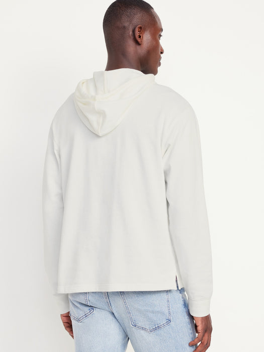French Terry Henley Hoodie