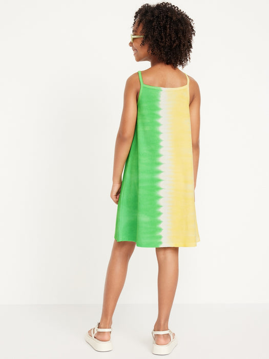 Sleeveless Loop-Terry Swing Dress for Girls