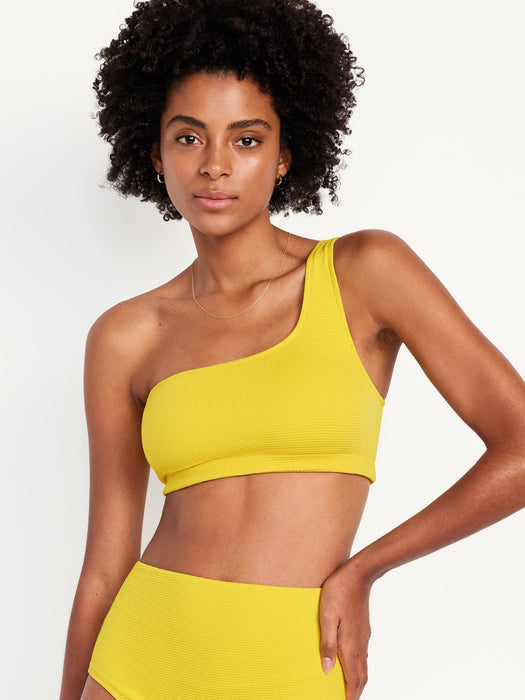 One-Shoulder Bikini Swim Top