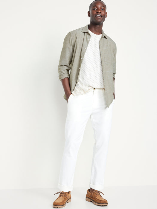 Classic Fit Everyday Linen-Blend Shirt