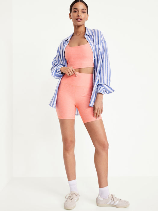 Extra High-Waisted Cloud+ Biker Shorts -- 6-inch inseam
