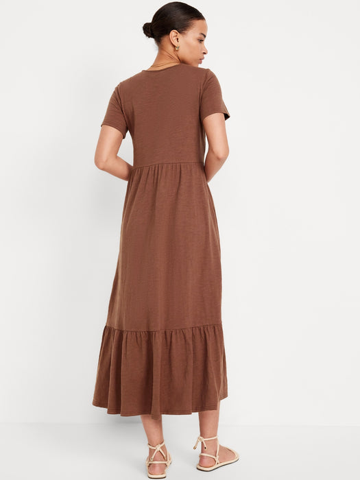 Tiered Midi Dress