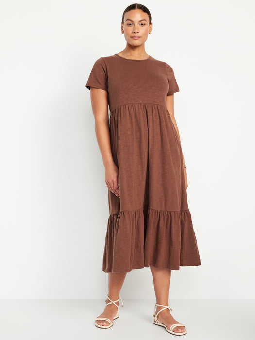 Tiered Midi Dress
