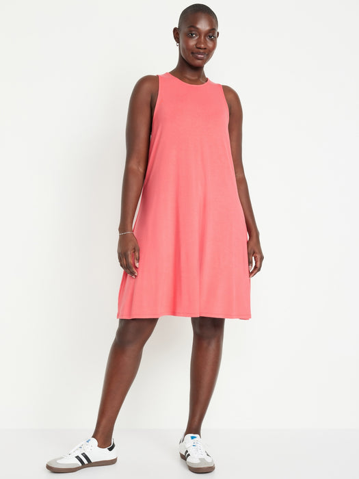 Sleeveless Mini Swing Dress