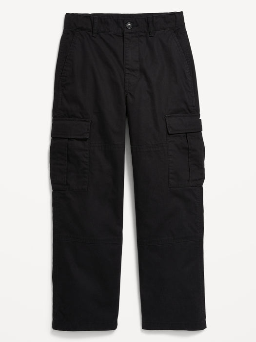 Baggy Non-Stretch Cargo Pants for Boys