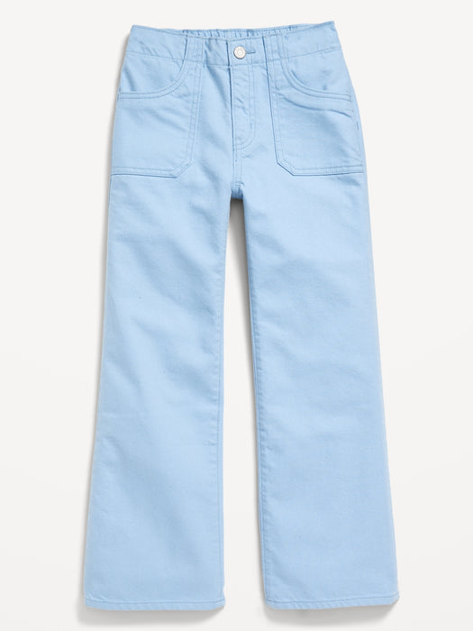 High-Waisted Baggy Wide-Leg Jeans for Girls
