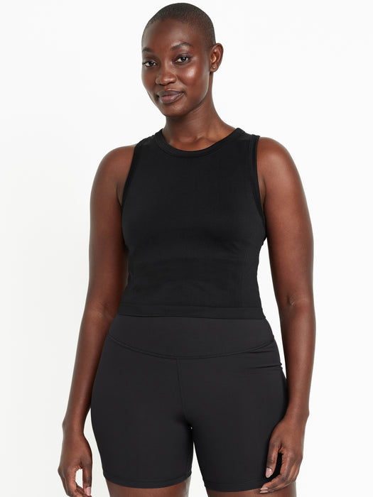 Seamless Crop Performance Tank Top
