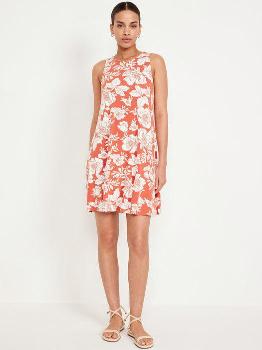 Sleeveless Mini Swing Dress