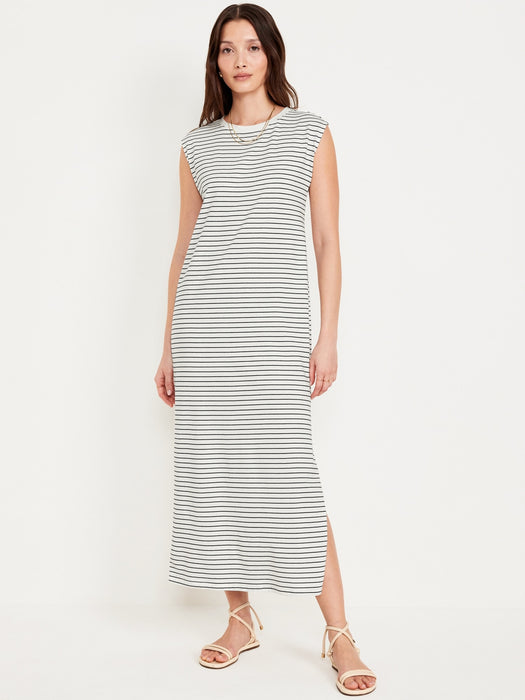 Sleeveless T-Shirt Maxi Dress