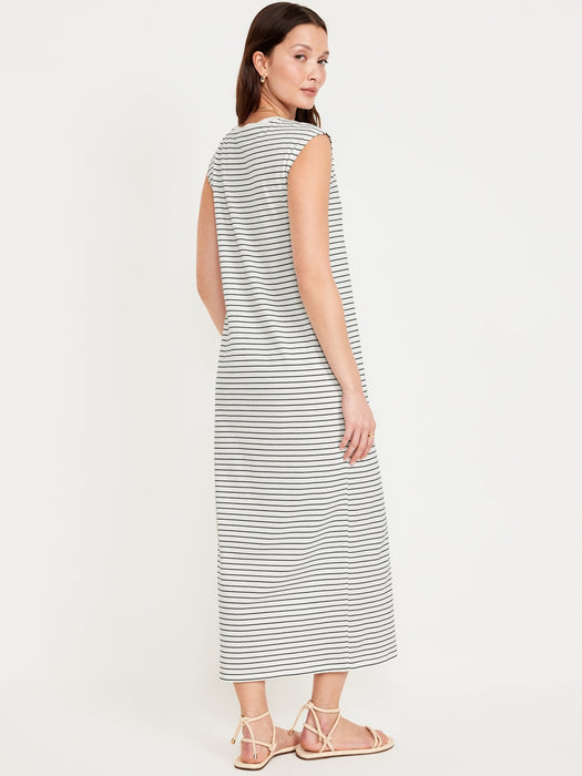 Sleeveless T-Shirt Maxi Dress